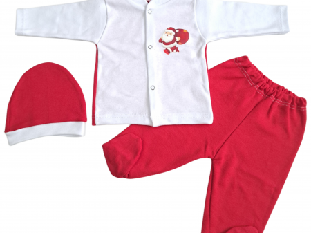 Marime 0 - 3 luni - Costumas 3 piese Fabricat in Romania