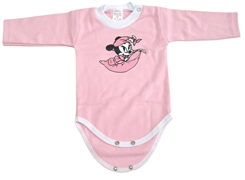 Hainute 3 - 6 luni - Body bebelusi model maneca lunga Bumbac 100% - Fabricat în România