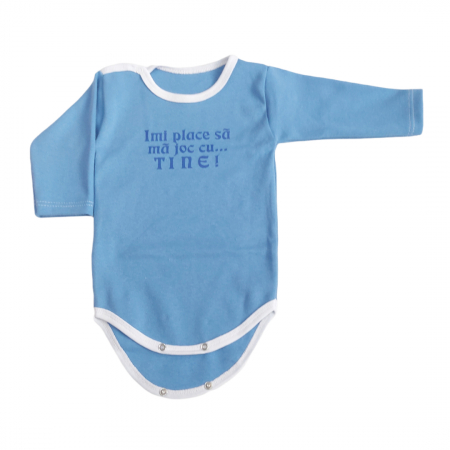 Marime 9 - 12 luni - Body maneca lunga Fabricat in Romania