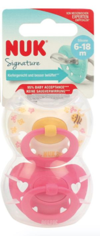 Jucarii - Suzeta NUK pentru bebeluși - Set 2 suzete NUK 6 -18 luni
