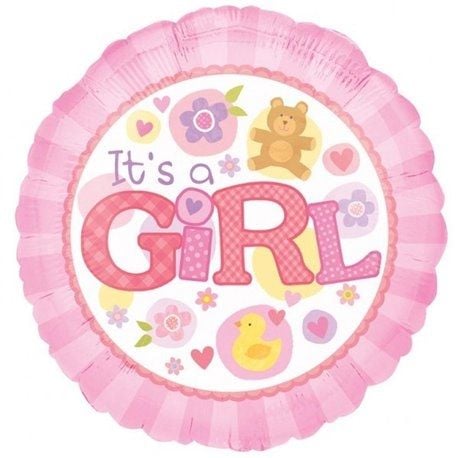 Balon folie "It's a girl" [1]
