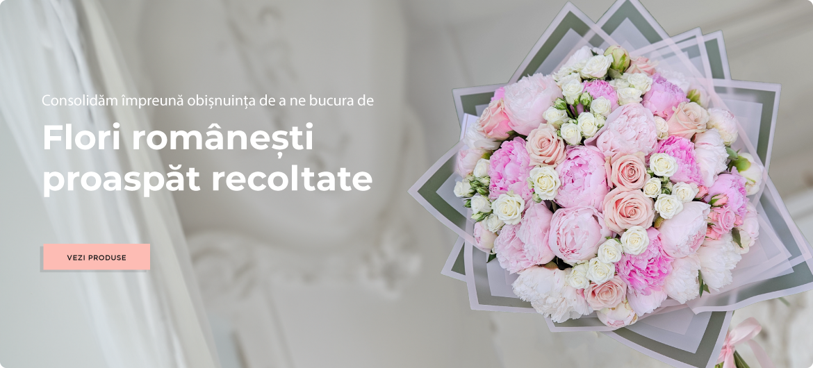 Flori Romanesti proaspat recoltate