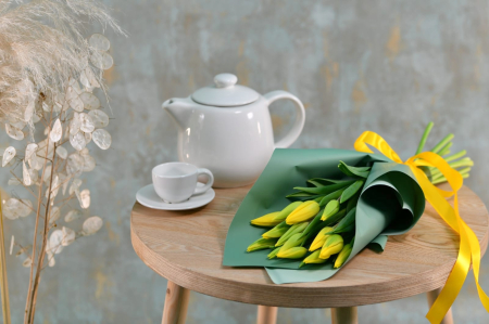 Buchete de primavară - Buchet 11 lalele galbene românești