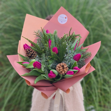 Ocazii - Buchet de iarnă cu  lalele