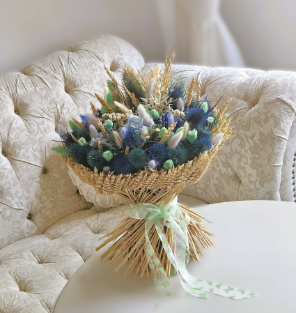 Flori criogenate și plante uscate - Buchet Marea Neagra