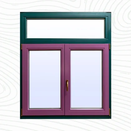 Laminált fa ablakok