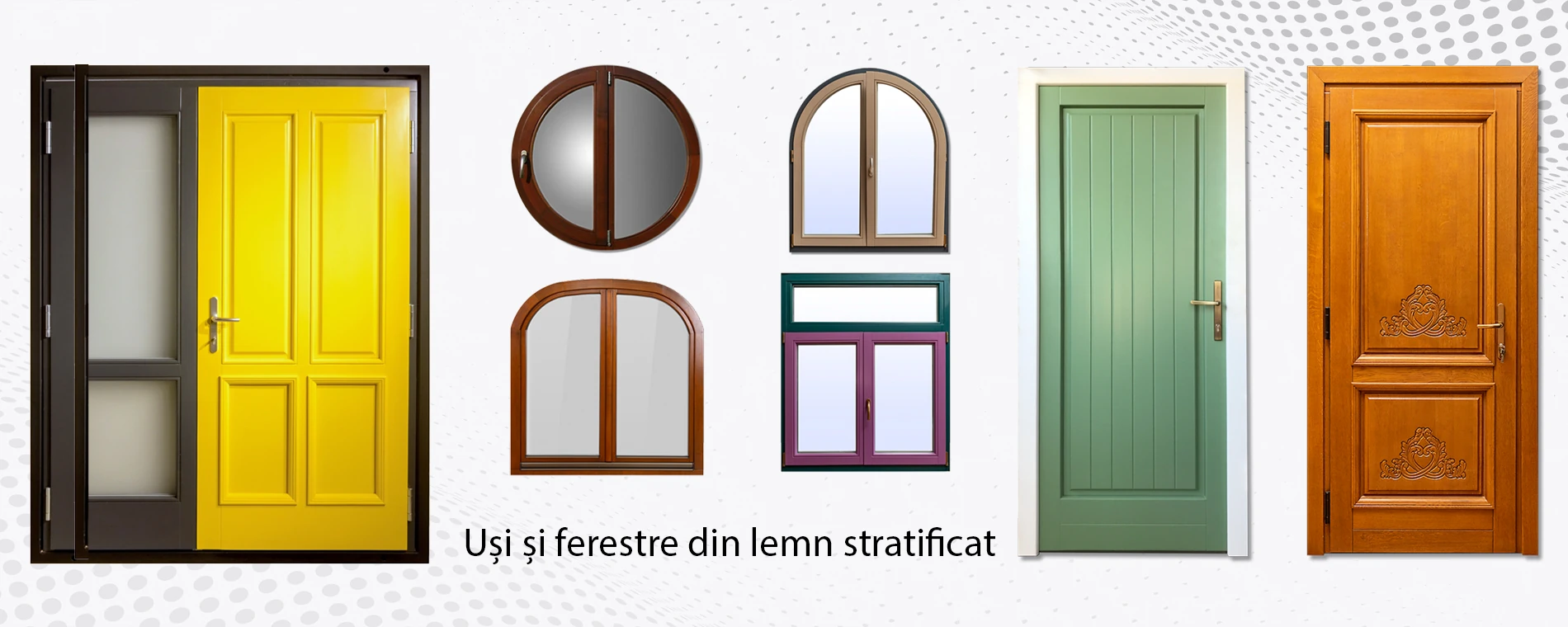 Bucin Mob: Ferestre și Uși Exterioare din Lemn Stratificat Premium