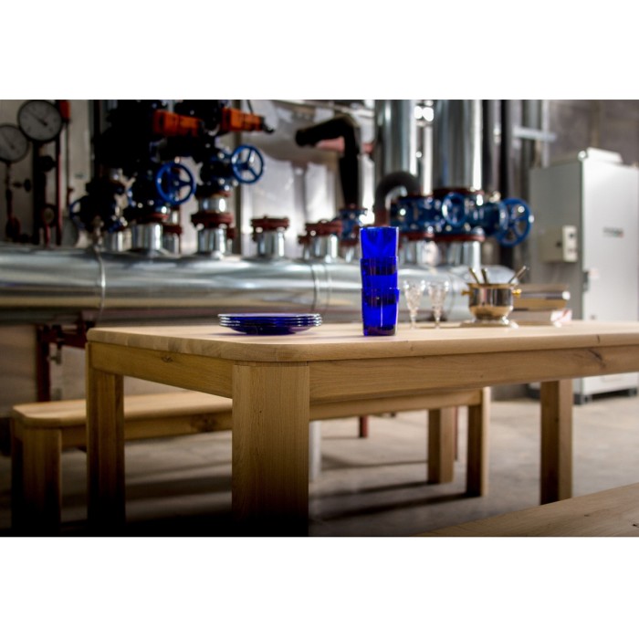 FLIP bench made of solid oak wood 190x35 cm for living room natural color [3]