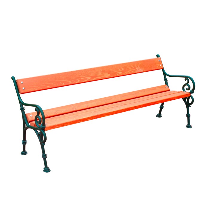 Banca SCHLOSSPARK din lemn masiv de rasinos 190x38 cm pentru terasa sau gradina 3 persoane culoare cires [2]