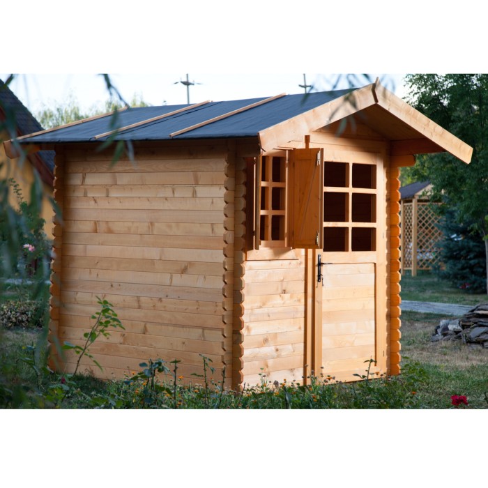 DANIELA - wooden garden house made of solid resinous wood [3]