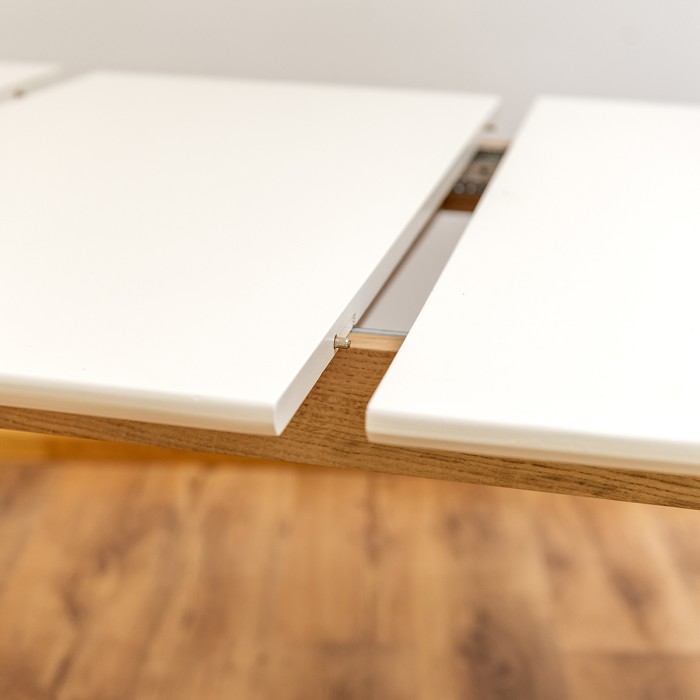 Masa VIBRA extensibila din lemn masiv de stejar pentru living sau bucatarie [12]
