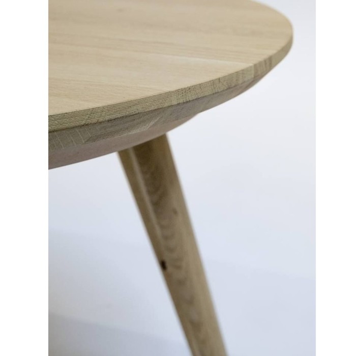 ANGLIA C3 coffee table made of solid oak wood 105x61 cm for living room or kitchen natural color [4]