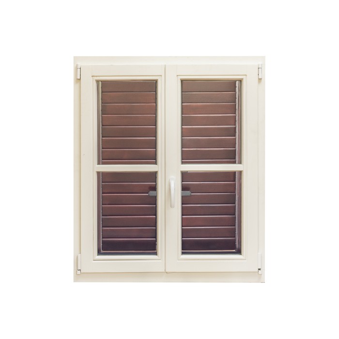Shutters made of  wood with fixed slats [6]