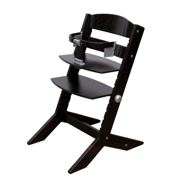 Scaun inalt JOY KID din lemn masiv de fag pentru copii 45x62 cm culoare colonial [2]