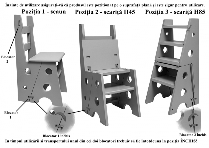 Scaun scarita LEDDY [4]