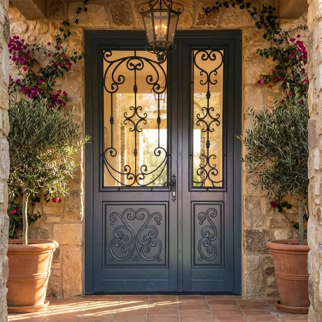 Ușă Stejar Exterior 1500x2000 – Model 36 Triplustratificat Elegant - BucinMob [2]