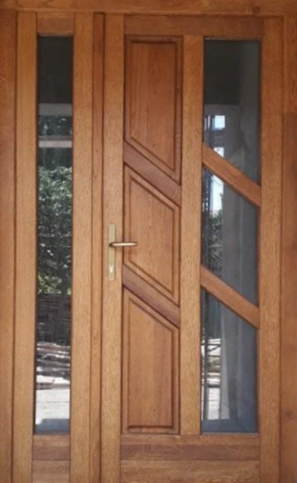 Exterior door made of triple-layered wood model 10 Bucin Mob [2]