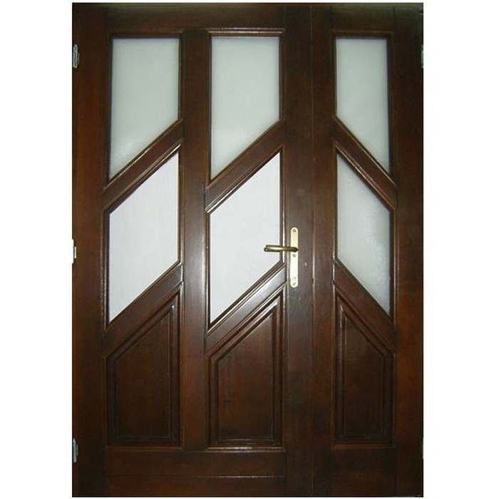 Exterior door made of triple-layered wood model 10 Bucin Mob [3]