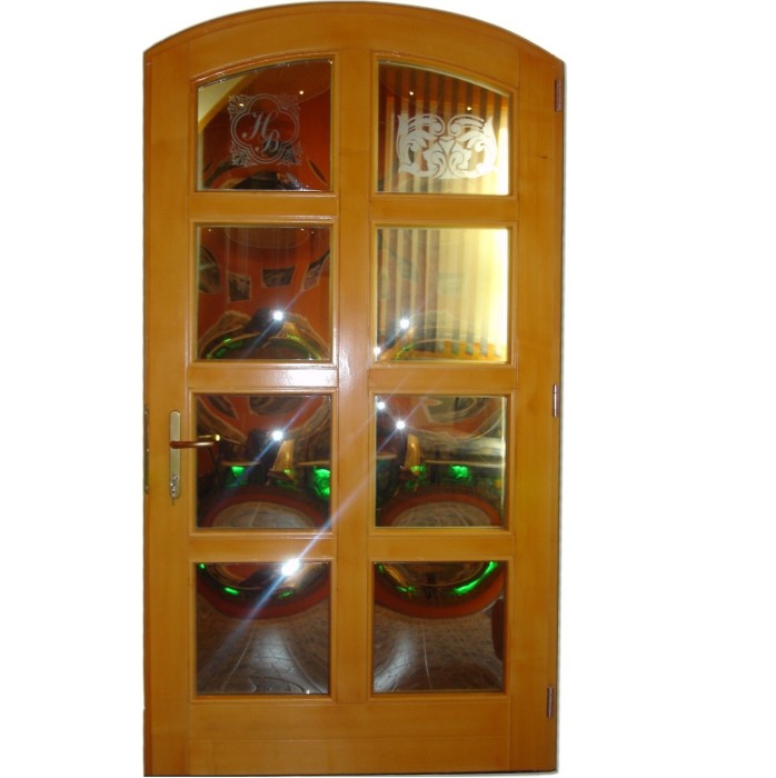 Usa de exterior din lemn triplustratificat model 17 Bucin Mob [3]