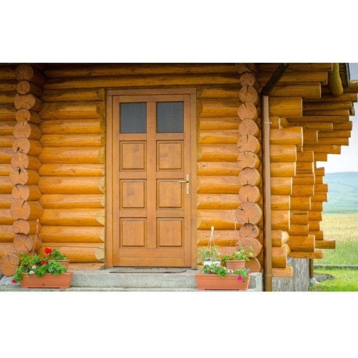 Usa de exterior din lemn triplustratificat model 17 Bucin Mob [2]