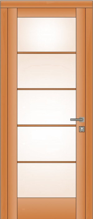 Solid wood interior door model 2 Bucin Mob [2]
