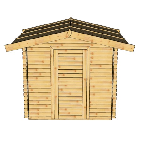 ALESSIA - wooden garden house made of solid resinous wood [2]