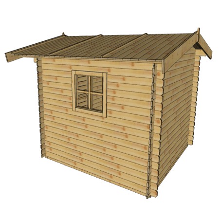 ALESSIA - wooden garden house made of solid resinous wood [1]
