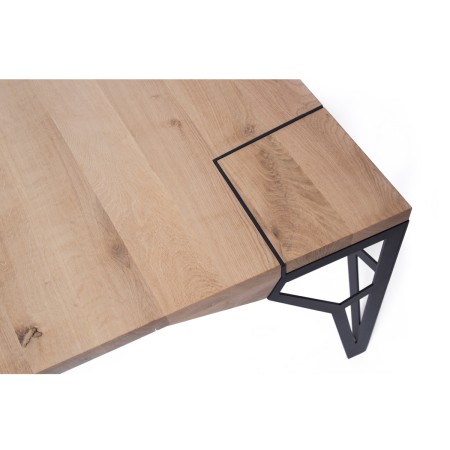 Low Poly Conifer Bench – Geometric Style for Living Room | BucinMob [2]