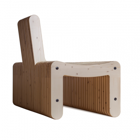 Banci living - Banca RIBS din lemn masiv de rasinos 148x60 cm pentru living culoare natur