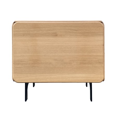 Comode - Comodă Round – 2 Module 80x40 cm din Stejar Masiv - BucinMob