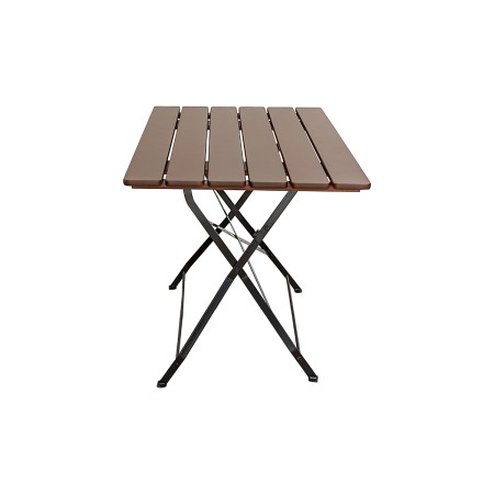 Mese de gradina - Masa BISTRO CLASIC din lemn masiv de salcam pentru gradina sau terasa 700x1200 mm culoare maro deschis