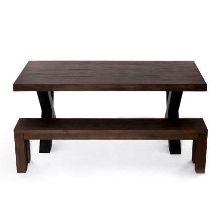 Tradix Living Table – Solid Oak with Rustic Lines | BucinMob [1]