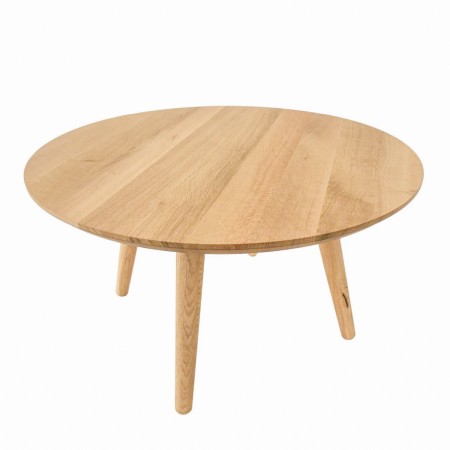 Coffee tables - Low Poly Sideboard – Solid Oak 120×40 cm, Modern Design | BucinMob
