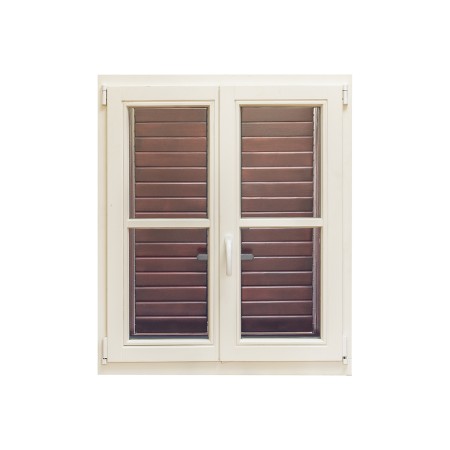 Obloane Lemn cu Lamele Fixe – Protecție Elegantă pentru Ferestre - BucinMob [5]