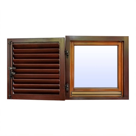 Obloane Lemn cu Lamele Mobile – Protecție și Ventilație Naturală - BucinMob [1]