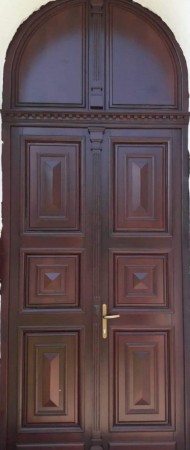Usi de exterior din lemn stratificat - Ușă Exterior Molid 1500x3000 – Model 33 Triplustratificat Extra Large - BucinMob