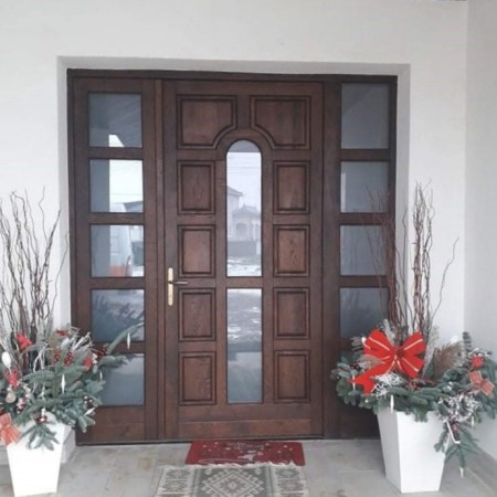 Ușă Exterior Stejar Triplustratificat – Model 35 Grandios 2000x2000 - BucinMob [2]