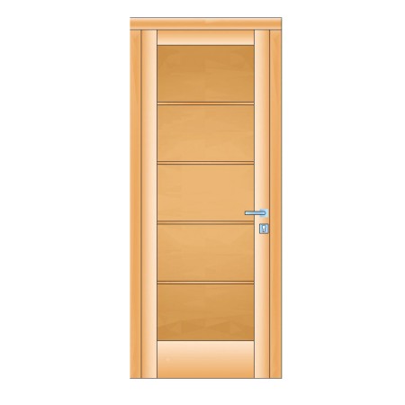 Innentür aus Fichte 1000×2000 – Modell 2 Schichtholz | BucinMob [2]