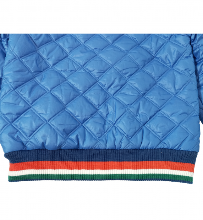 Geaca iarna baieti, Y-Cars, dungi contrastante, Albastru, 140 CM, 10 ani [6]