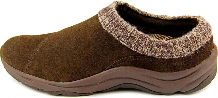 Saboti dama din piele naturala Action Arbor Dark Brown [2]