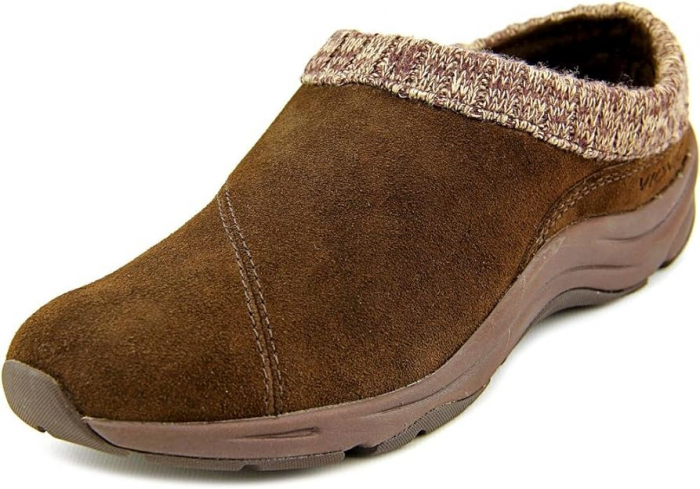 Saboti dama din piele naturala Action Arbor Dark Brown [1]