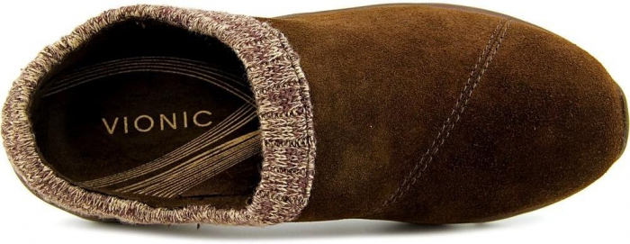 Saboti dama din piele naturala Action Arbor Dark Brown [5]