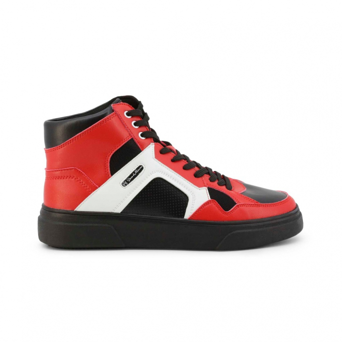 Pantofi sport barbati high top, NICK_BLACK-RED [1]
