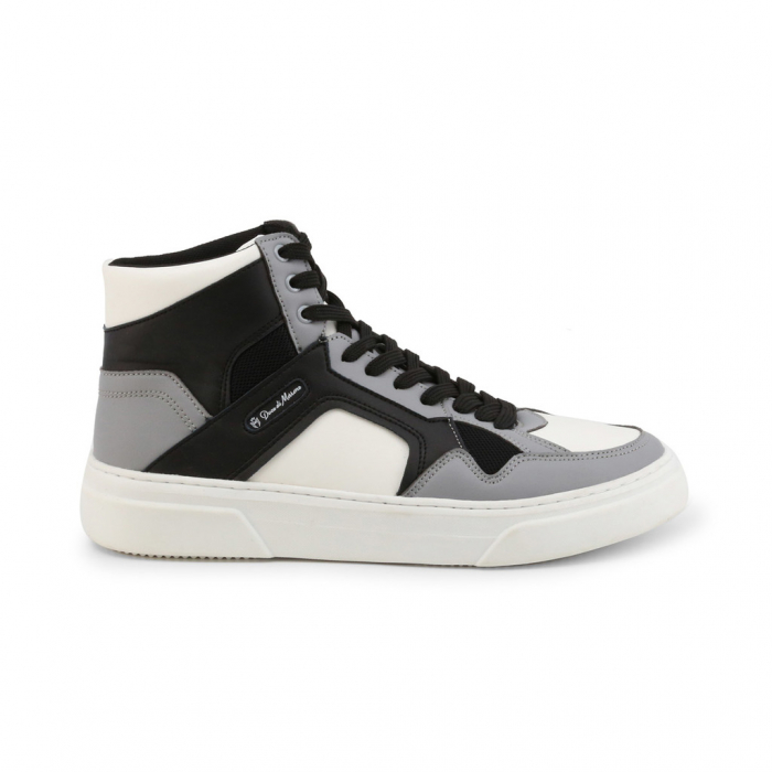 Pantofi sport barbati high top, NICK_GREY-WHITE, piele ecologica [1]