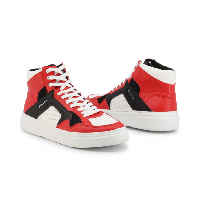 Pantofi sport barbati high top, NICK_RED-BLACK [3]