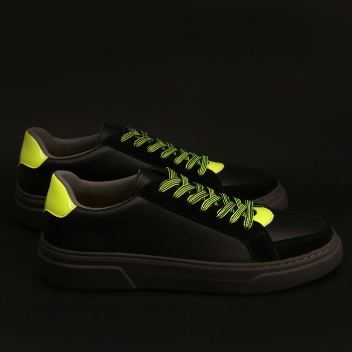 Pantofi sport barbati, NATHAN_BLACK-YELLOW [5]