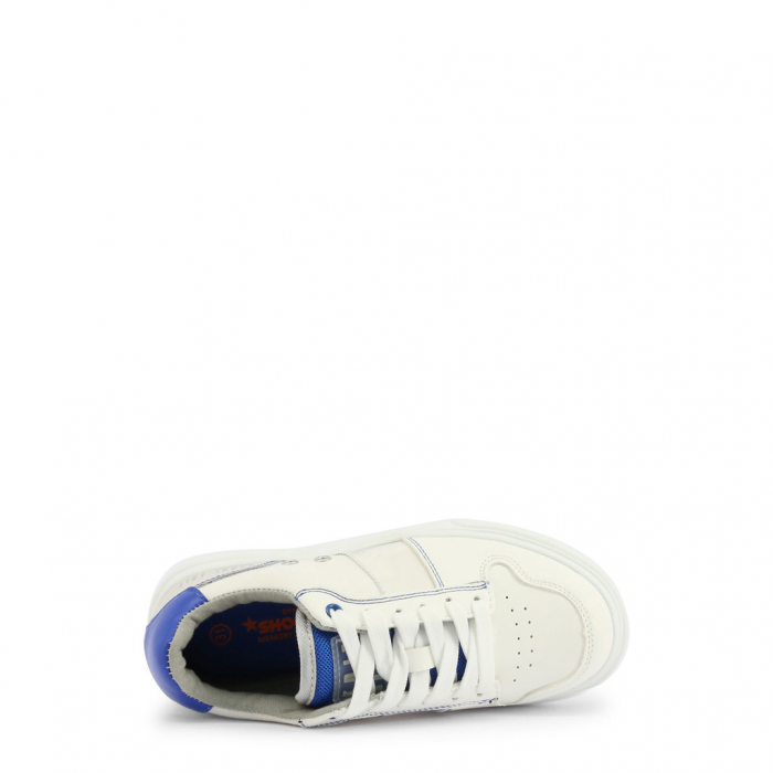 Adidasi copii, S8015-013_WHITE, piele [4]