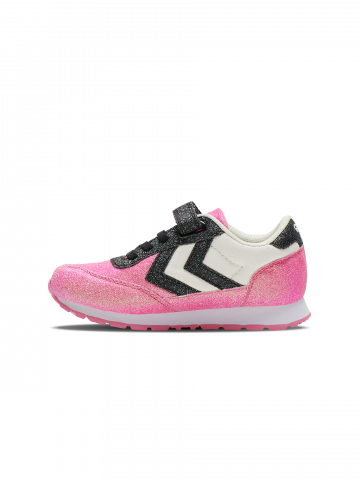 Pantofi cu sclipici pentru fete, Hummel, siret elastic si velcro, [5]
