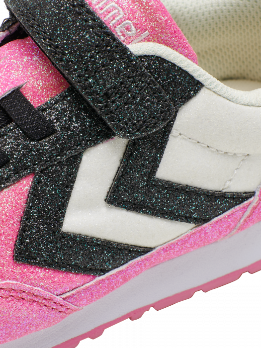 Pantofi cu sclipici pentru fete, Hummel, siret elastic si velcro, [3]