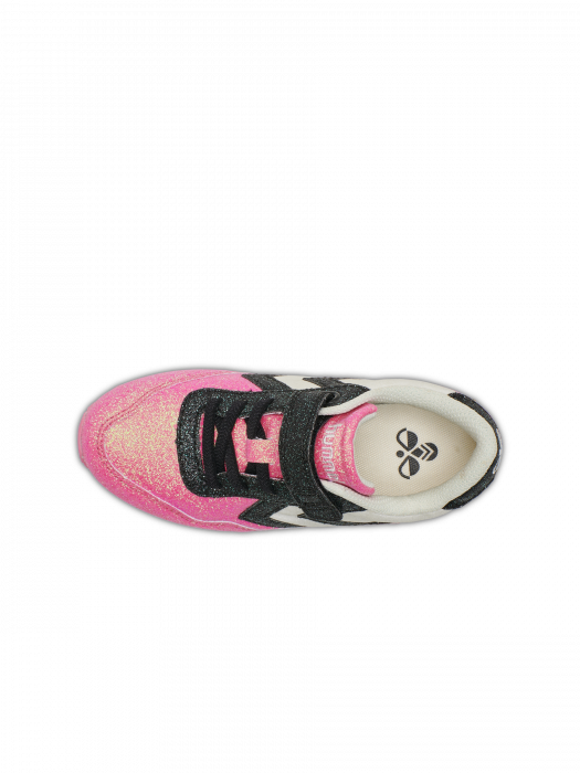 Pantofi cu sclipici pentru fete, Hummel, siret elastic si velcro, [6]